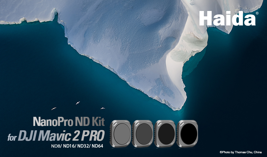 Haida ND-Filter (4i1) kit för Mavic 2 Pro: ND8, ND16, ND32, ND64